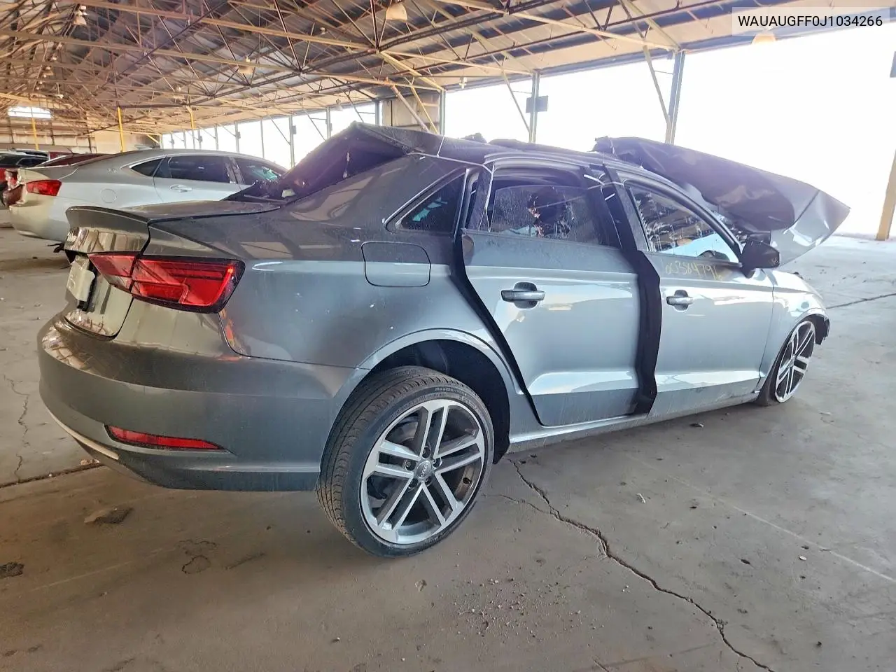 2018 Audi A3 Premium VIN: WAUAUGFF0J1034266 Lot: 60384796