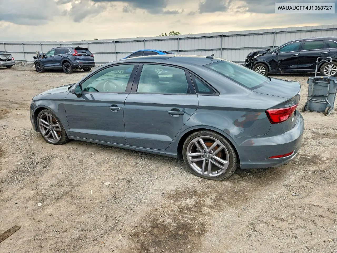 2018 Audi A3 Premium VIN: WAUAUGFF4J1068727 Lot: 60450626