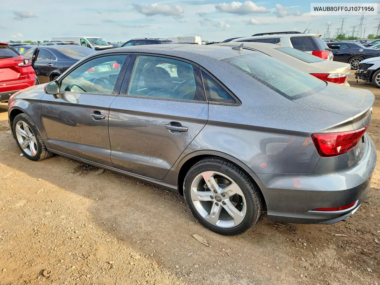 2018 Audi A3 Premium VIN: WAUB8GFF0J1071956 Lot: 60588136