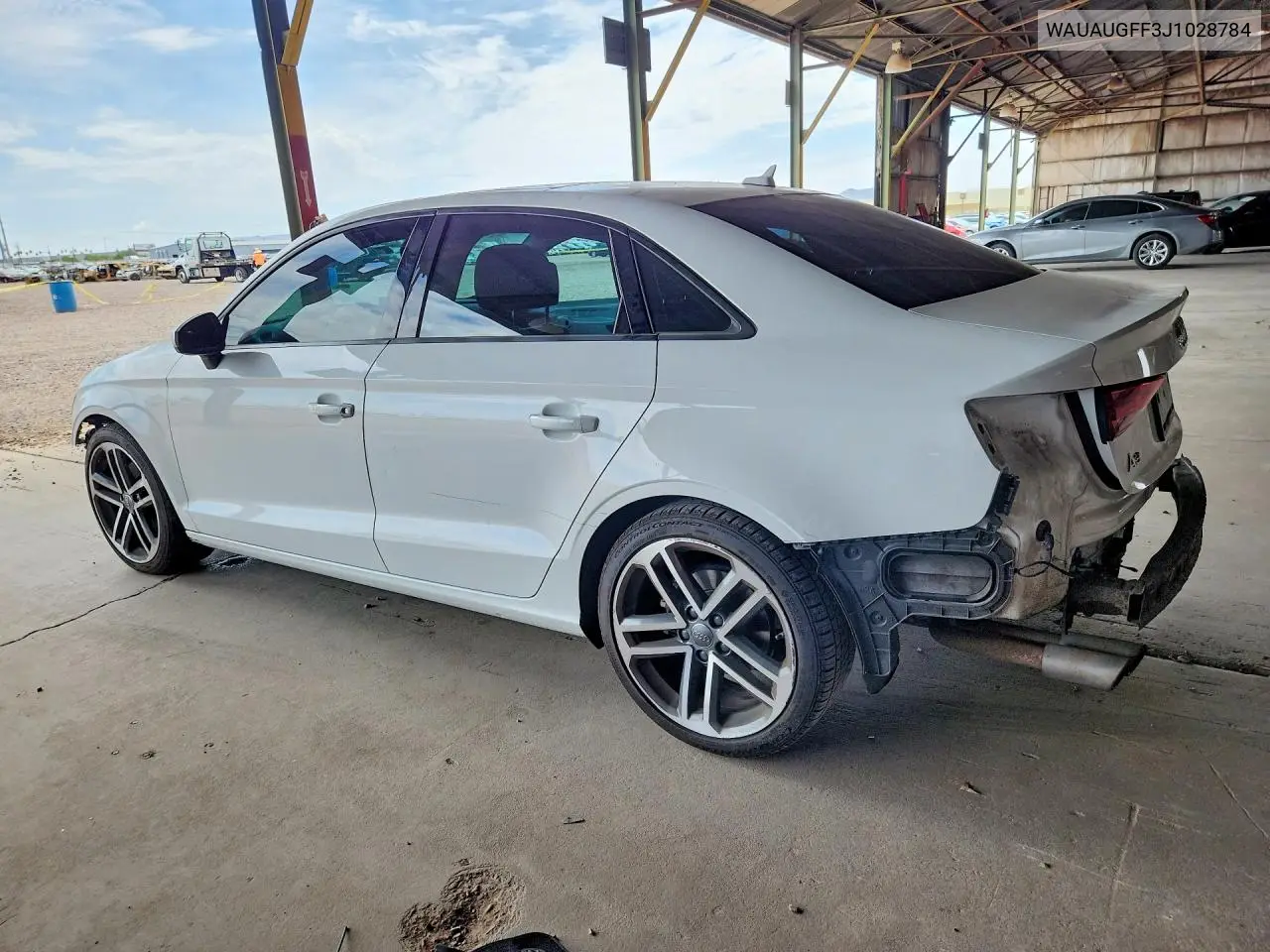 2018 Audi A3 Premium VIN: WAUAUGFF3J1028784 Lot: 61057726