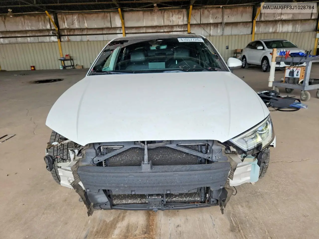 2018 Audi A3 Premium VIN: WAUAUGFF3J1028784 Lot: 61057726