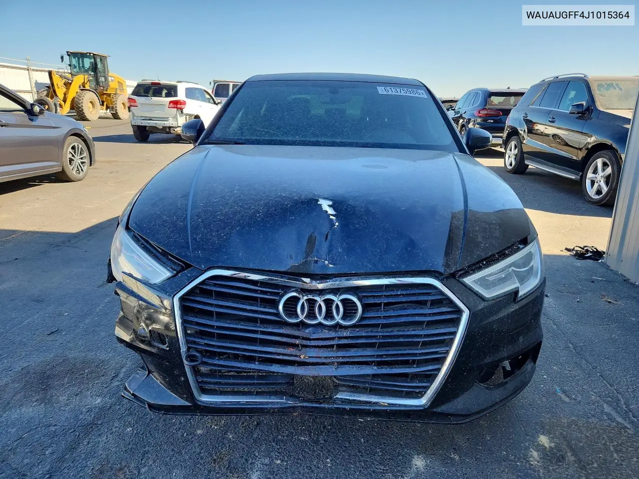 2018 Audi A3 Premium VIN: WAUAUGFF4J1015364 Lot: 61375986