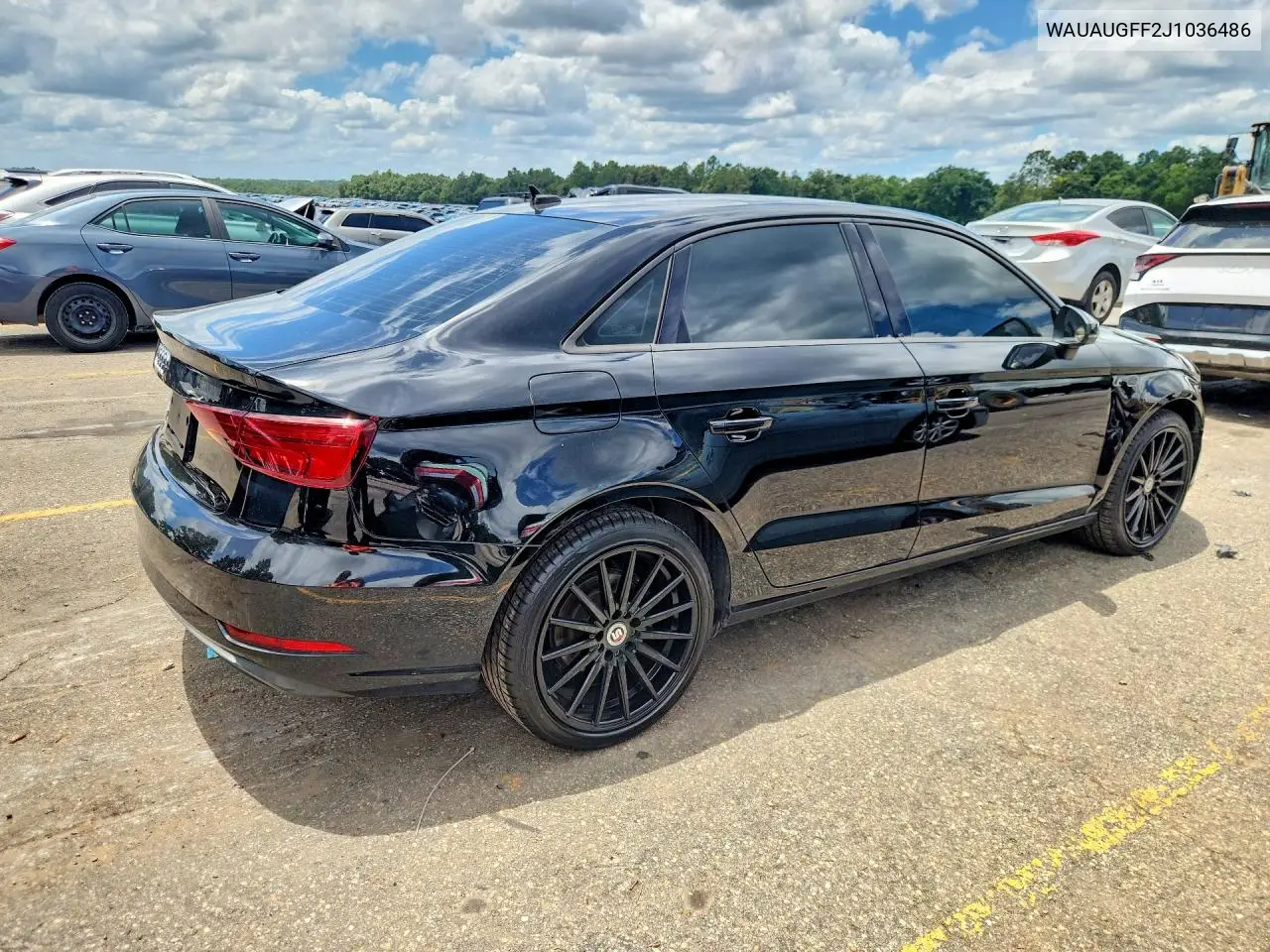2018 Audi A3 Premium VIN: WAUAUGFF2J1036486 Lot: 61881896