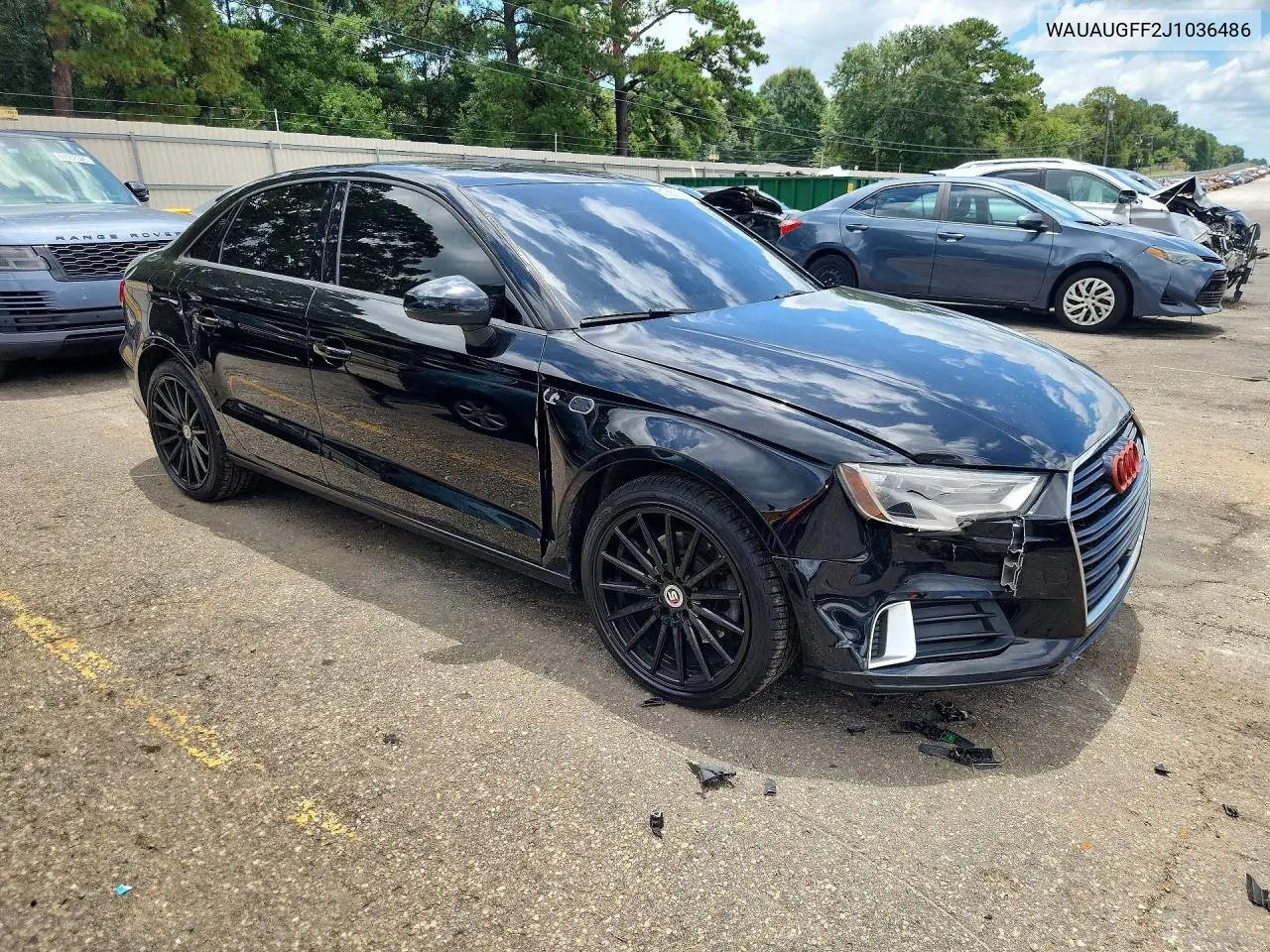 2018 Audi A3 Premium VIN: WAUAUGFF2J1036486 Lot: 61881896