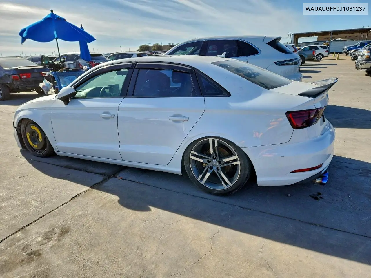 2018 Audi A3 Premium VIN: WAUAUGFF0J1031237 Lot: 72702635
