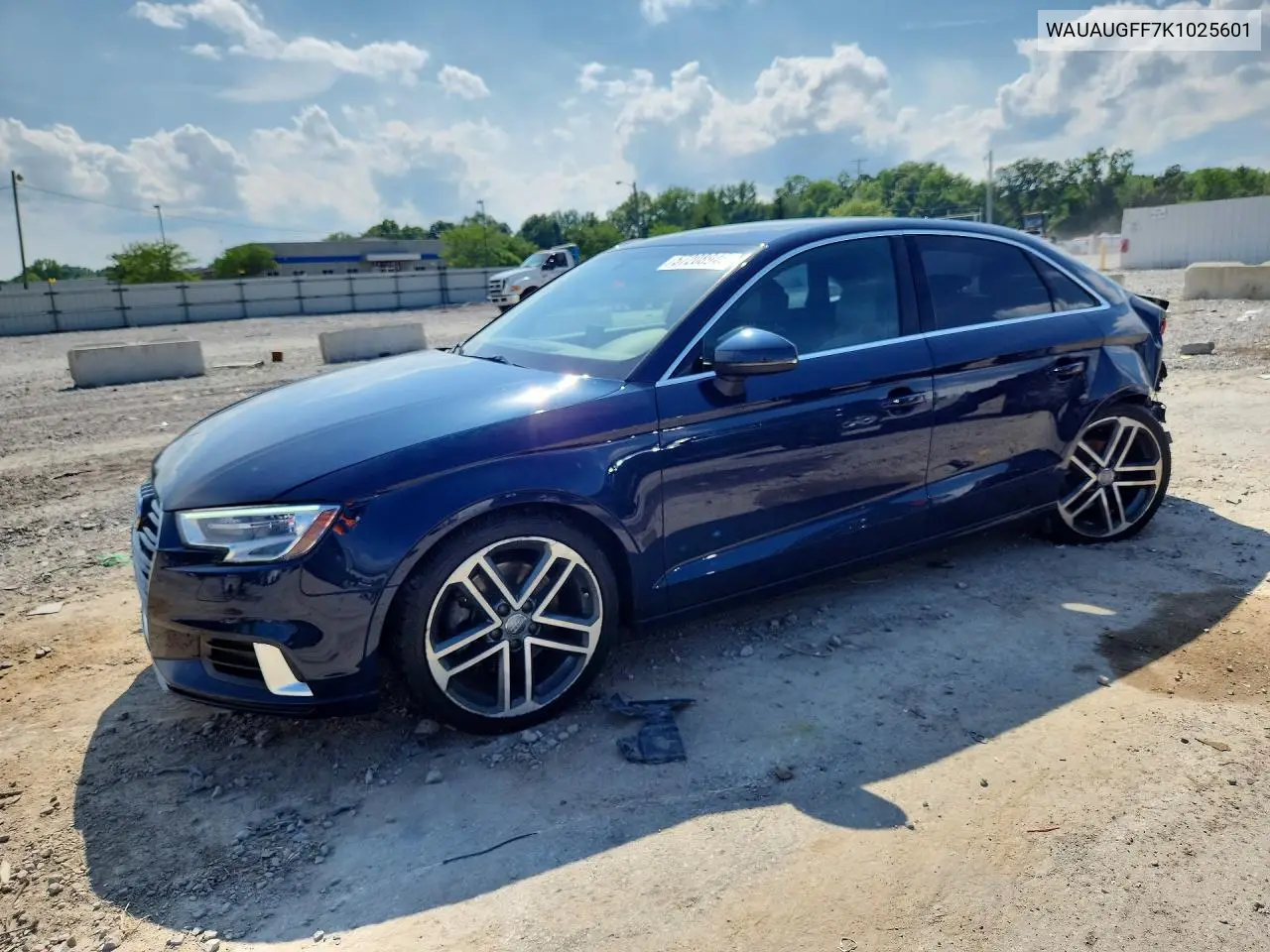 2019 Audi A3 Premium VIN: WAUAUGFF7K1025601 Lot: 57208946