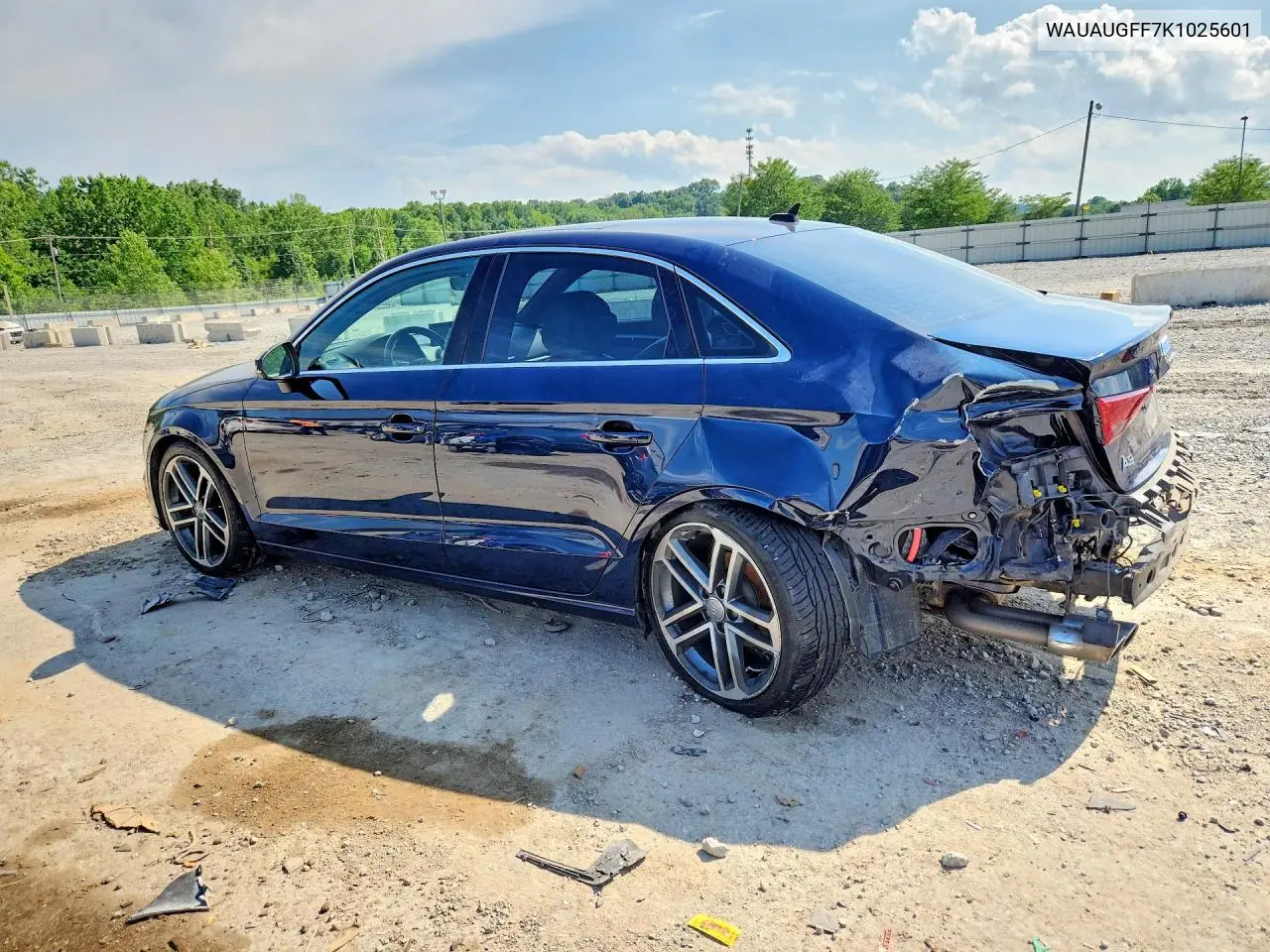 2019 Audi A3 Premium VIN: WAUAUGFF7K1025601 Lot: 57208946