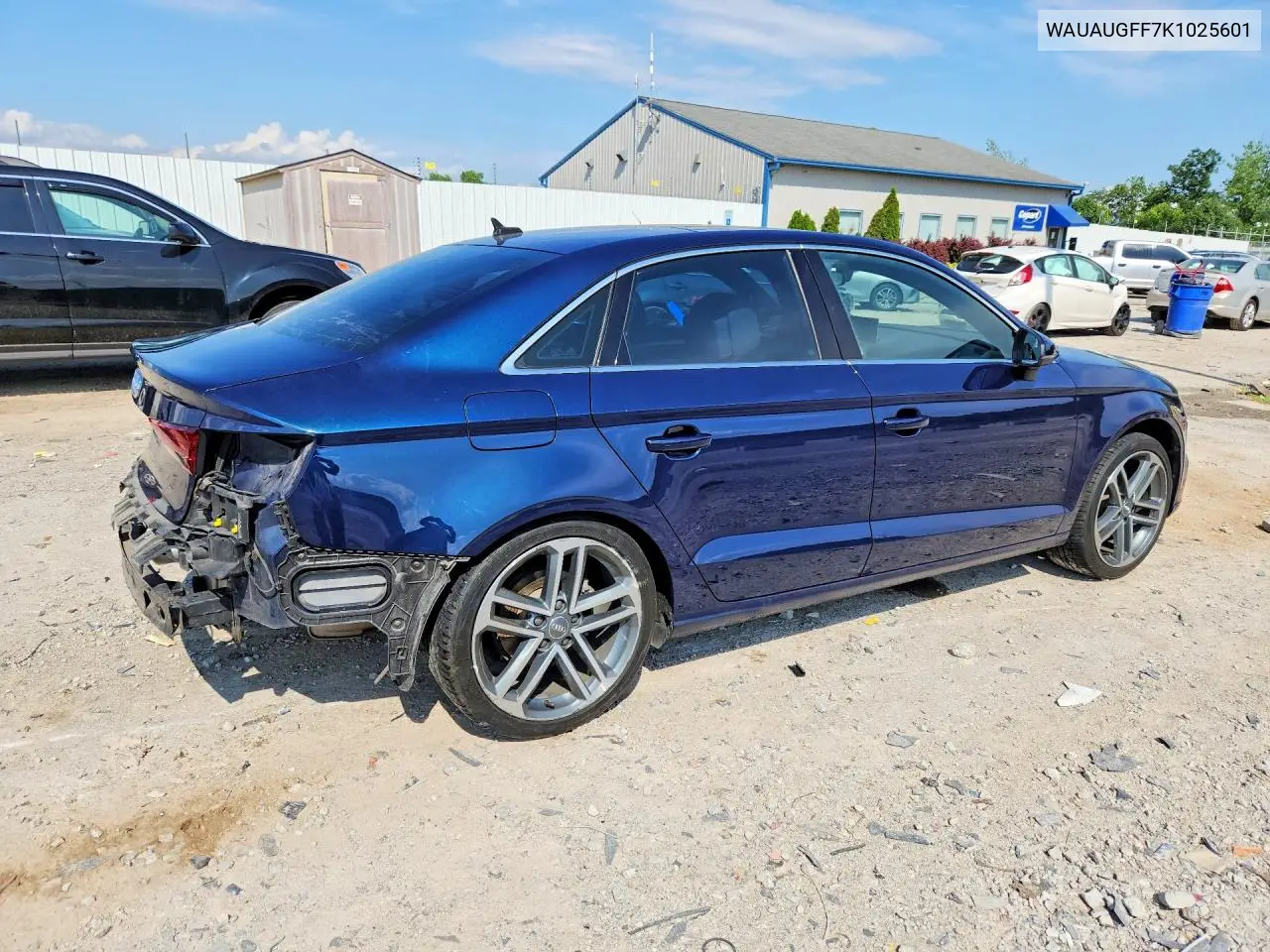 2019 Audi A3 Premium VIN: WAUAUGFF7K1025601 Lot: 57208946