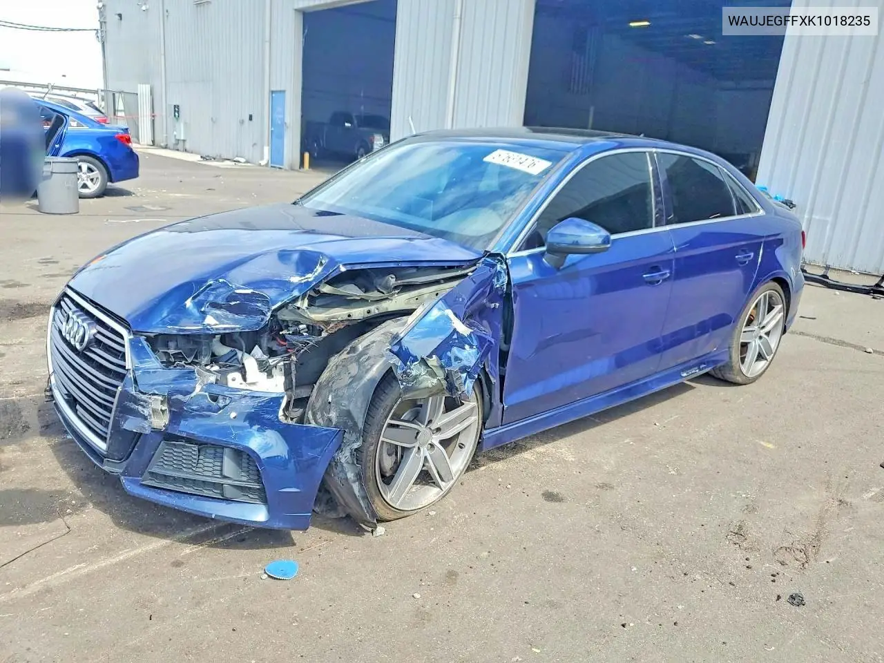 2019 Audi A3 Premium Plus VIN: WAUJEGFFXK1018235 Lot: 57631476