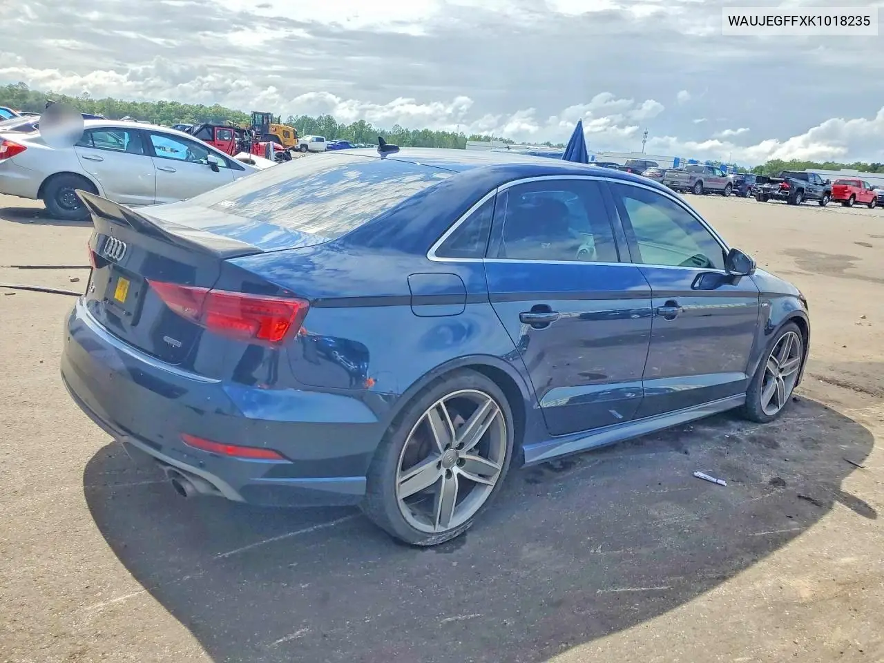 2019 Audi A3 Premium Plus VIN: WAUJEGFFXK1018235 Lot: 57631476