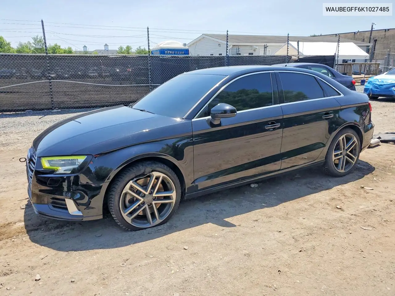 2019 Audi A3 Premium VIN: WAUBEGFF6K1027485 Lot: 58878576