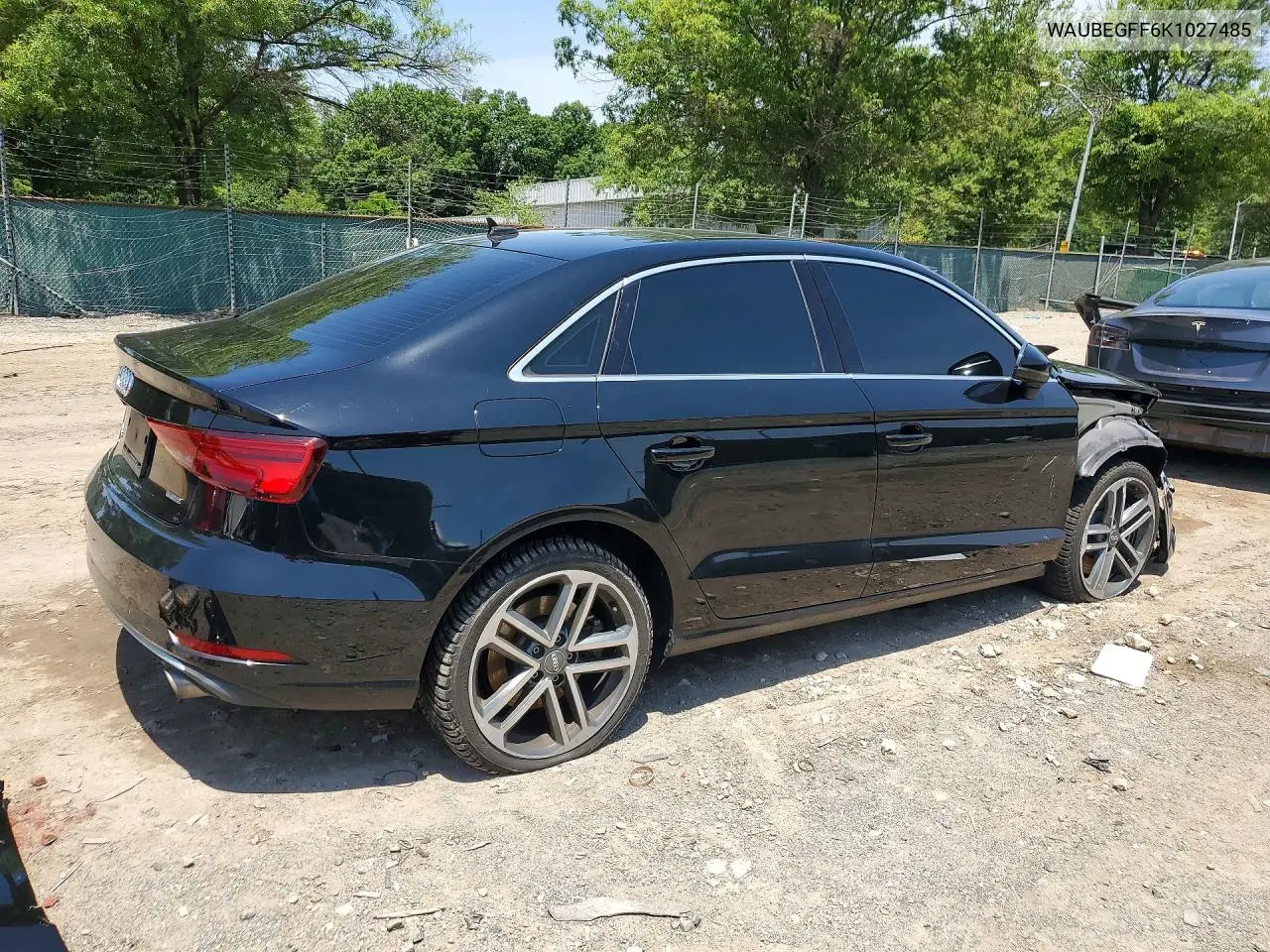 2019 Audi A3 Premium VIN: WAUBEGFF6K1027485 Lot: 58878576