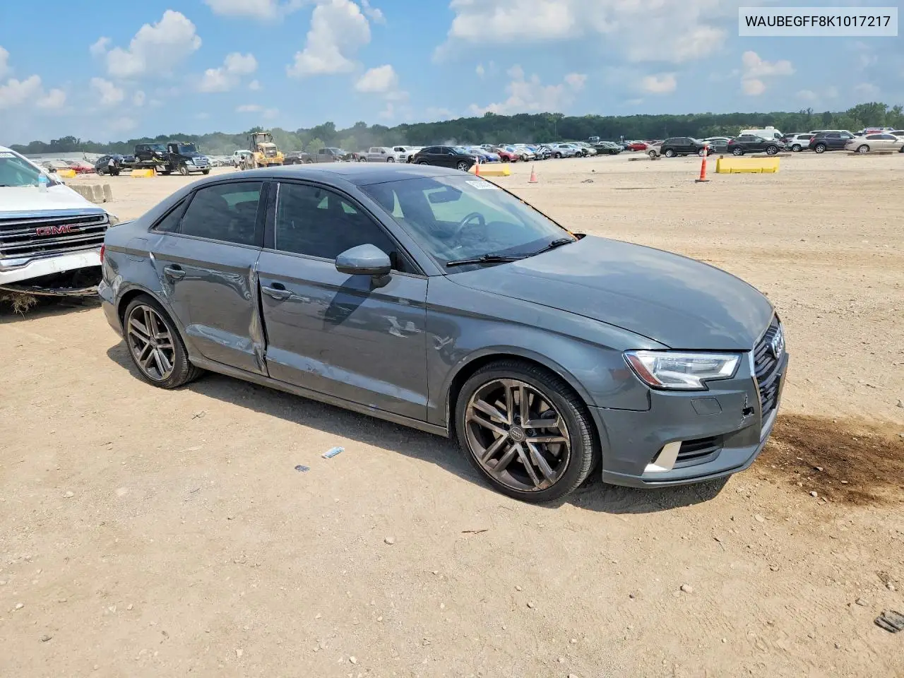 2019 Audi A3 Premium VIN: WAUBEGFF8K1017217 Lot: 61335746