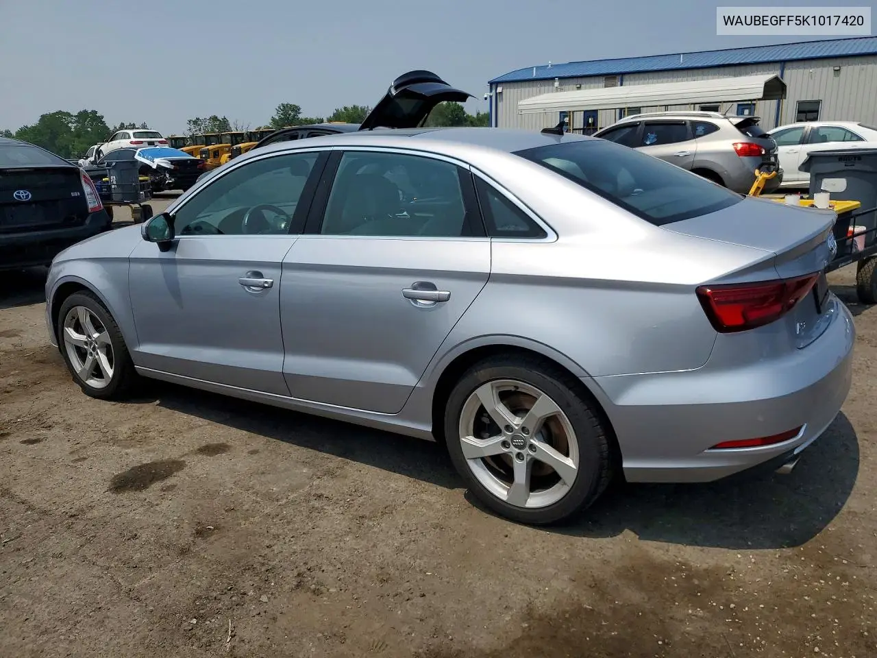2019 Audi A3 Premium VIN: WAUBEGFF5K1017420 Lot: 61412946
