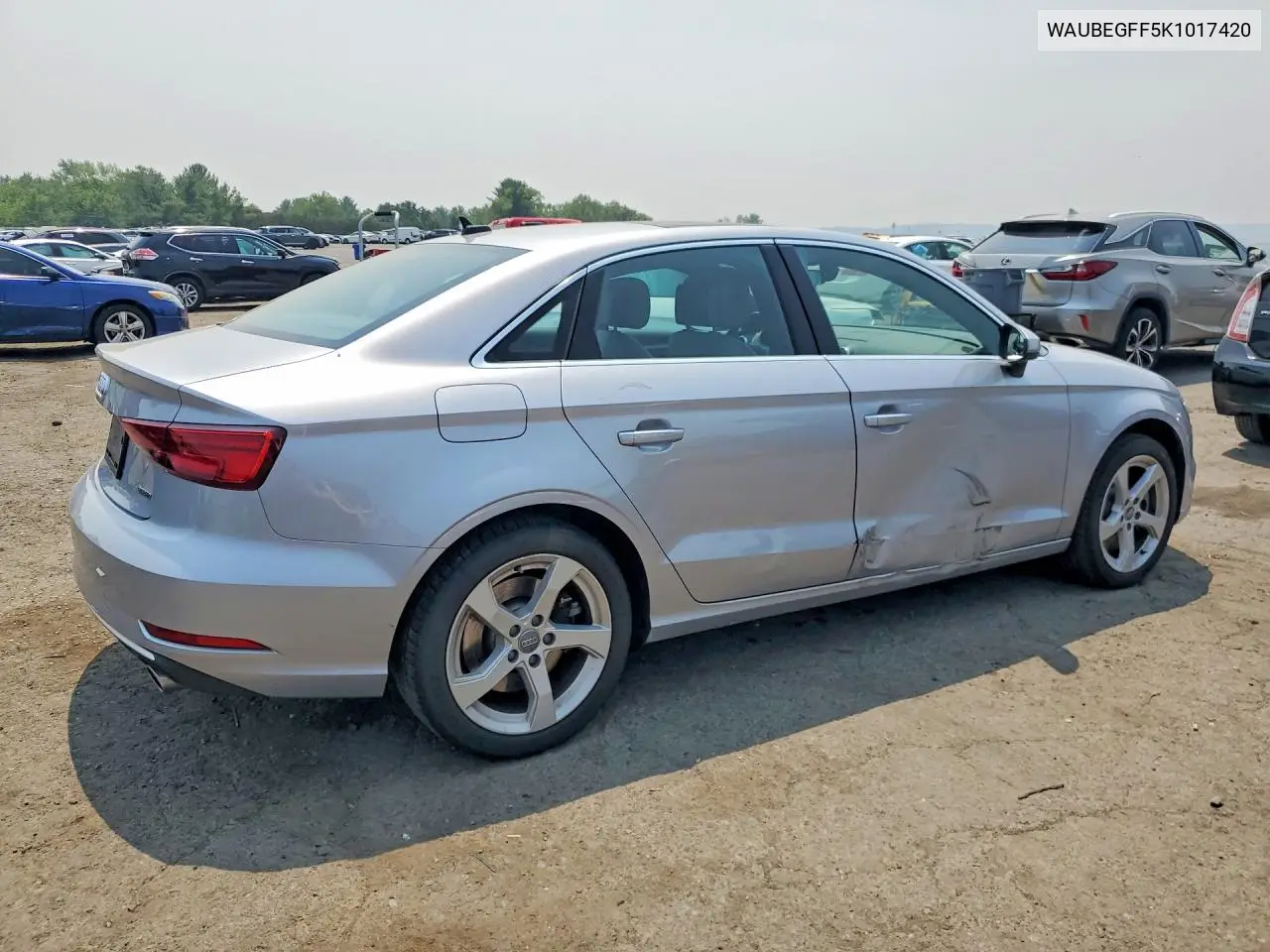 2019 Audi A3 Premium VIN: WAUBEGFF5K1017420 Lot: 61412946