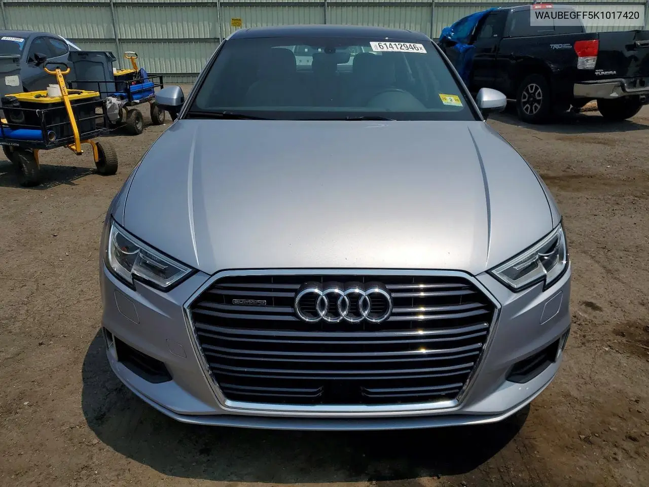 2019 Audi A3 Premium VIN: WAUBEGFF5K1017420 Lot: 61412946