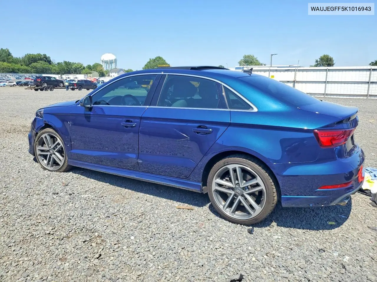 2019 Audi A3 Premium Plus VIN: WAUJEGFF5K1016943 Lot: 61856236