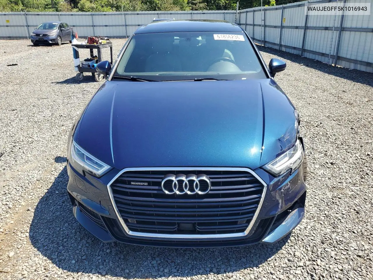 2019 Audi A3 Premium Plus VIN: WAUJEGFF5K1016943 Lot: 61856236