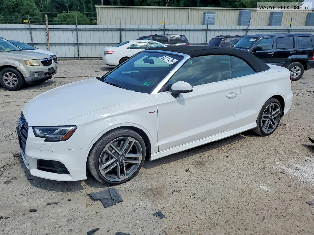 2019 Audi A3 Premium Plus VIN: WAUYELFF0K1030157 Lot: 85621475