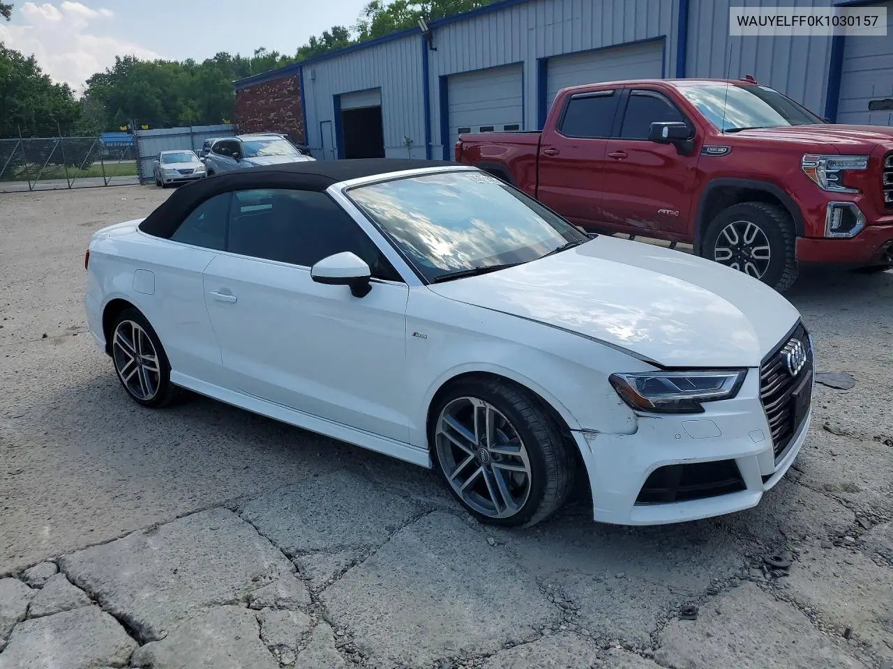 2019 Audi A3 Premium Plus VIN: WAUYELFF0K1030157 Lot: 85621475