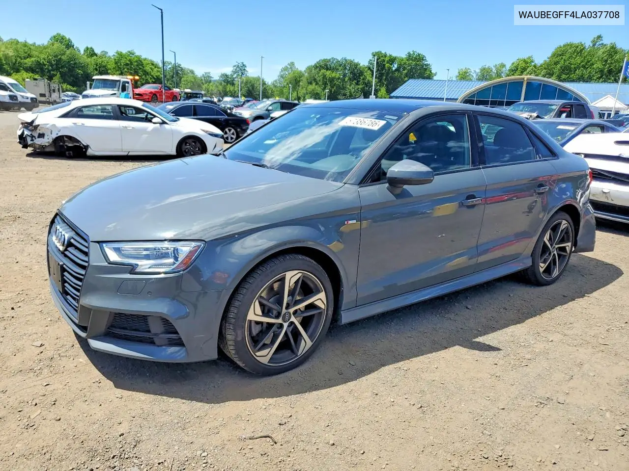 2020 Audi A3 S-Line Premium VIN: WAUBEGFF4LA037708 Lot: 57386786