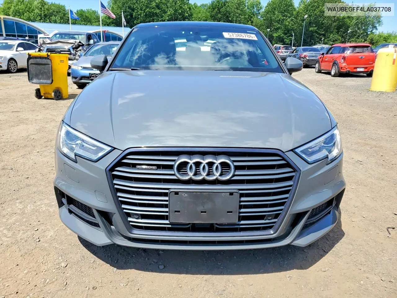 2020 Audi A3 S-Line Premium VIN: WAUBEGFF4LA037708 Lot: 57386786