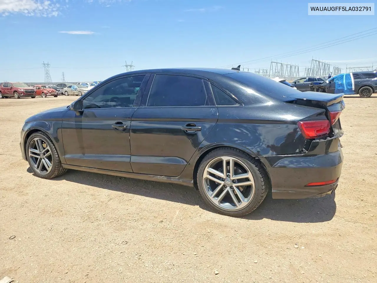 2020 Audi A3 Premium VIN: WAUAUGFF5LA032791 Lot: 58705766
