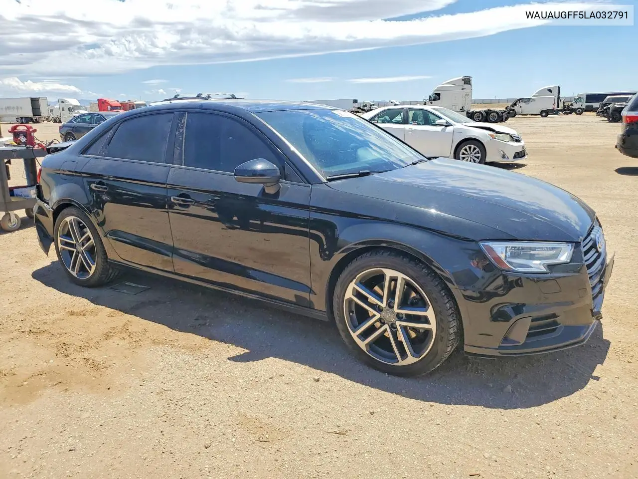 2020 Audi A3 Premium VIN: WAUAUGFF5LA032791 Lot: 58705766