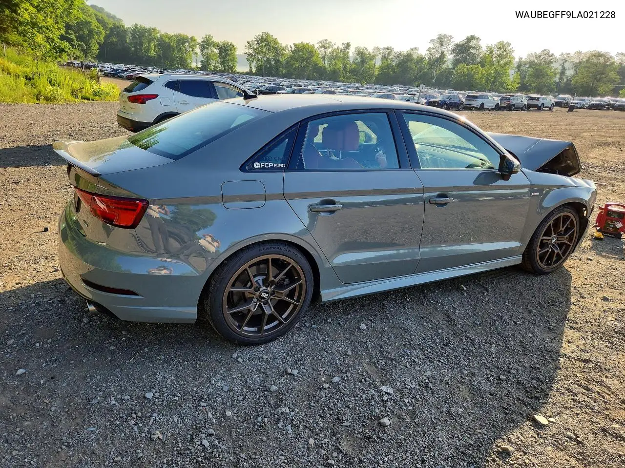 2020 Audi A3 S-Line Premium VIN: WAUBEGFF9LA021228 Lot: 59236936