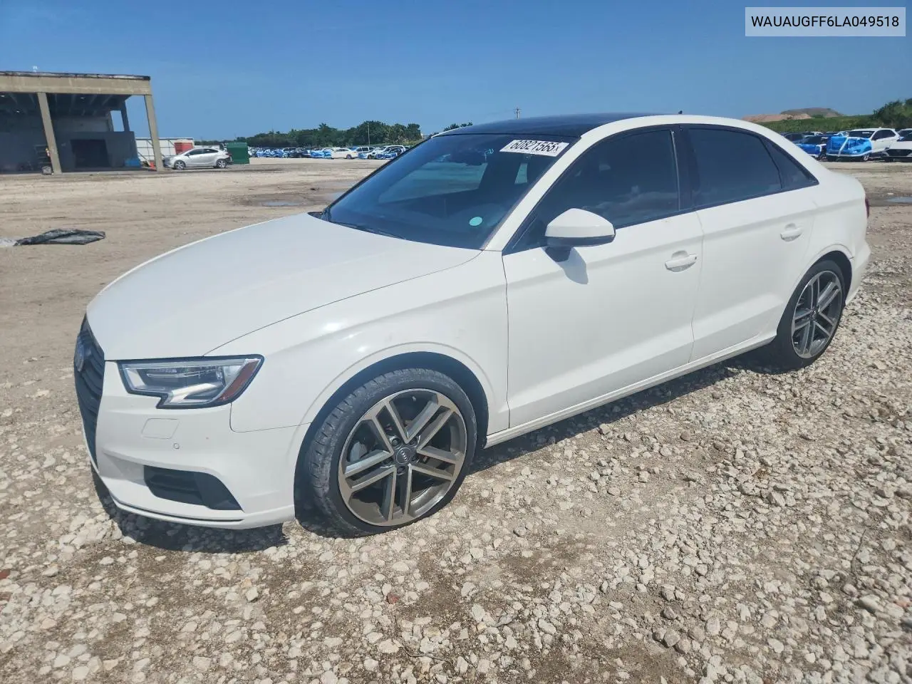 2020 Audi A3 Premium VIN: WAUAUGFF6LA049518 Lot: 60821566