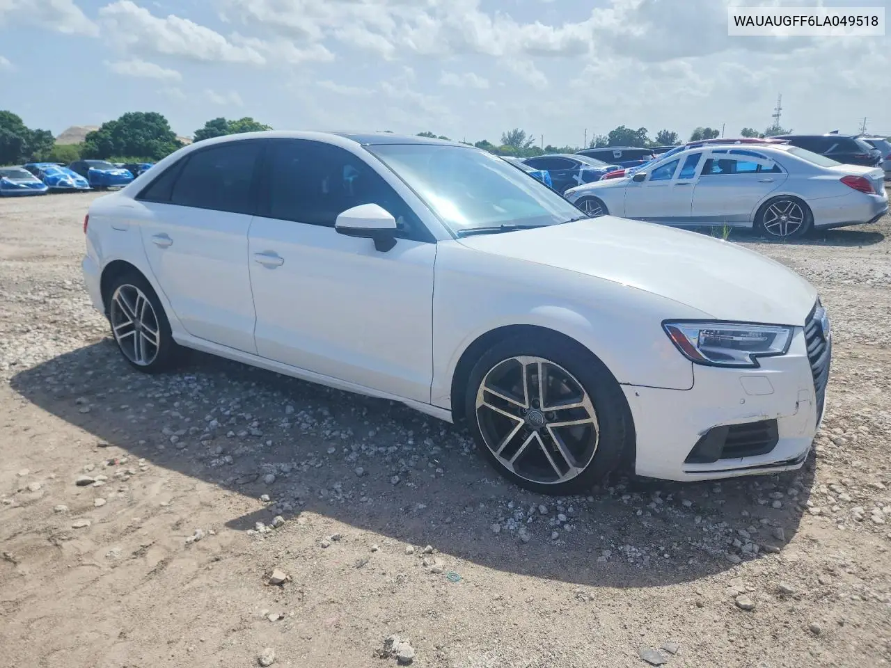 2020 Audi A3 Premium VIN: WAUAUGFF6LA049518 Lot: 60821566