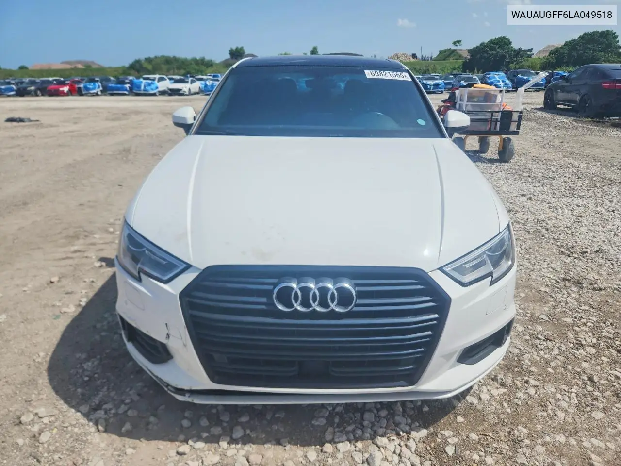 2020 Audi A3 Premium VIN: WAUAUGFF6LA049518 Lot: 60821566