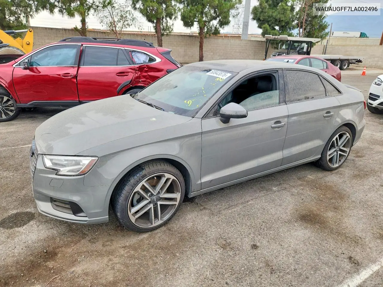 2020 Audi A3 Premium VIN: WAUAUGFF7LA002496 Lot: 60843876