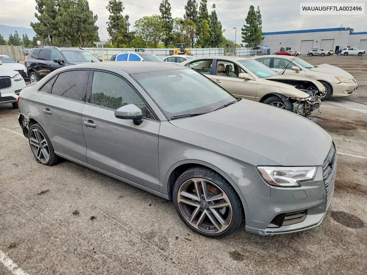 2020 Audi A3 Premium VIN: WAUAUGFF7LA002496 Lot: 60843876