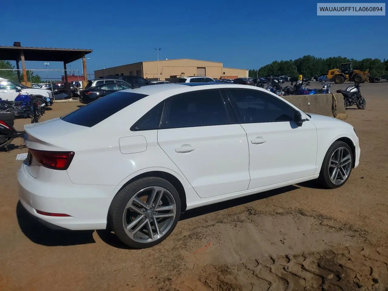 2020 Audi A3 Premium VIN: WAUAUGFF1LA060894 Lot: 61541206