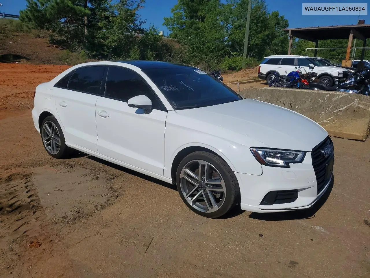 2020 Audi A3 Premium VIN: WAUAUGFF1LA060894 Lot: 61541206