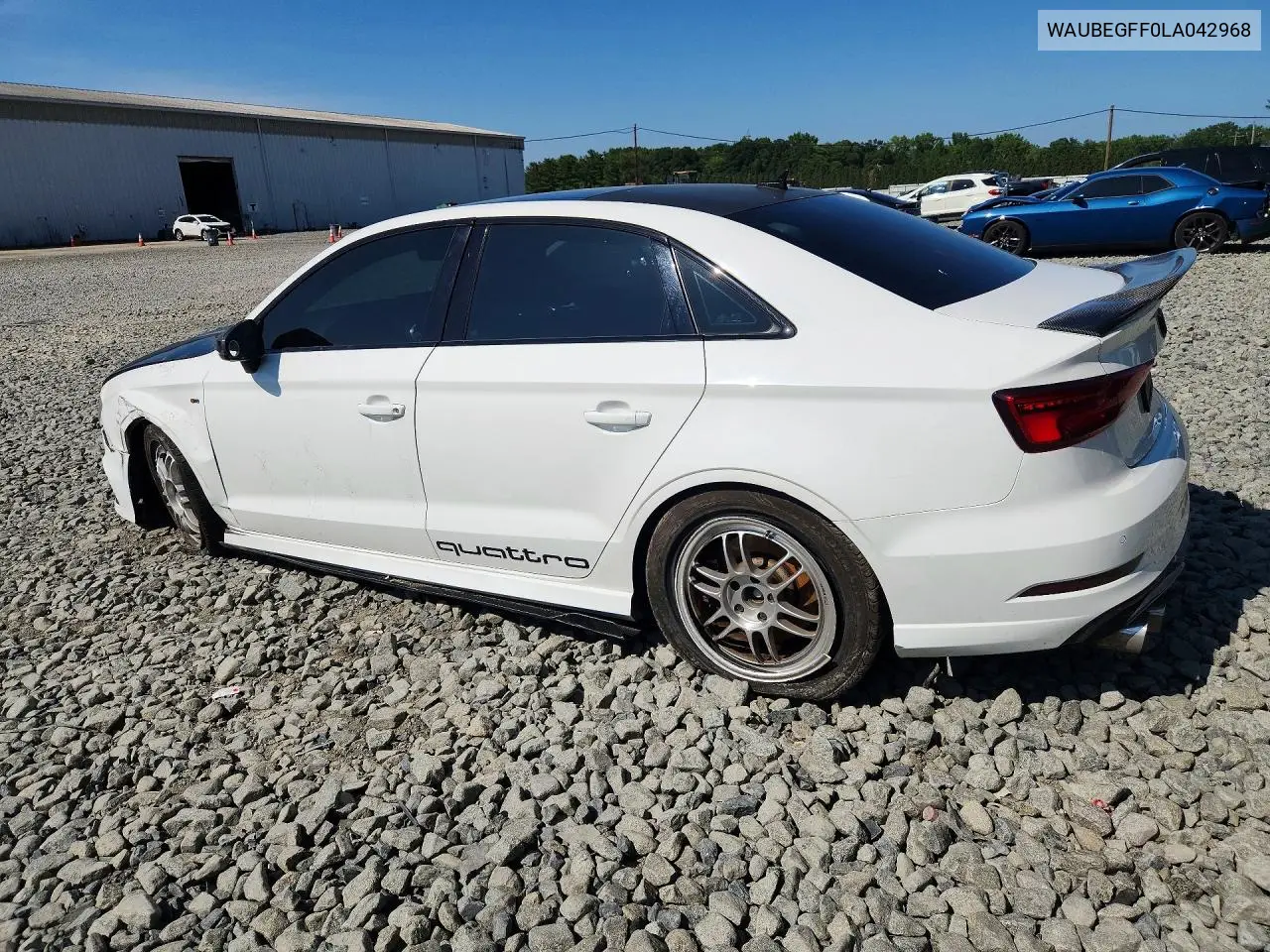 2020 Audi A3 S-Line Premium VIN: WAUBEGFF0LA042968 Lot: 61990516