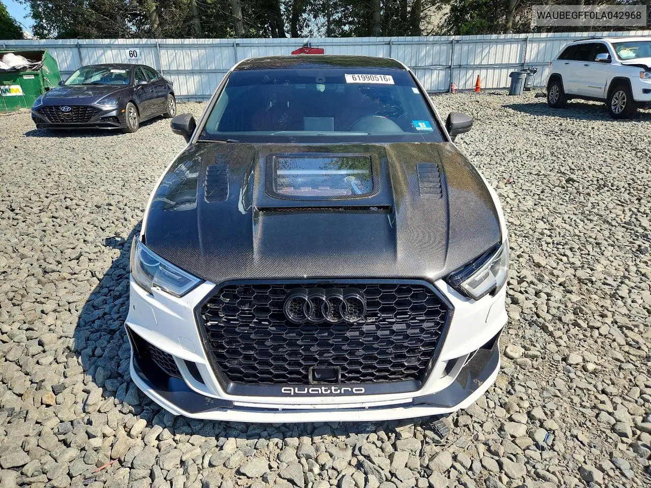 2020 Audi A3 S-Line Premium VIN: WAUBEGFF0LA042968 Lot: 61990516