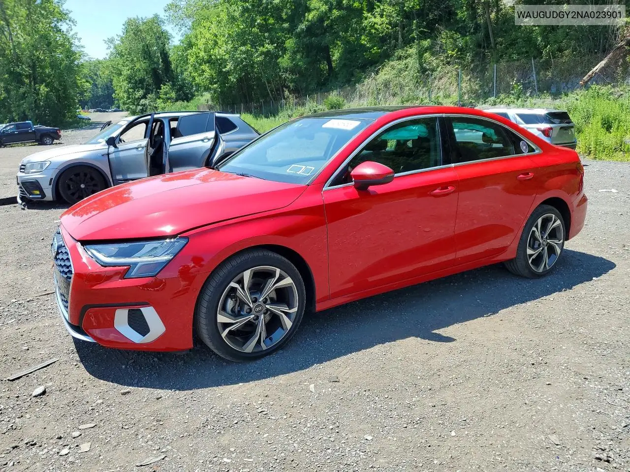 2022 Audi A3 Premium VIN: WAUGUDGY2NA023901 Lot: 59095966