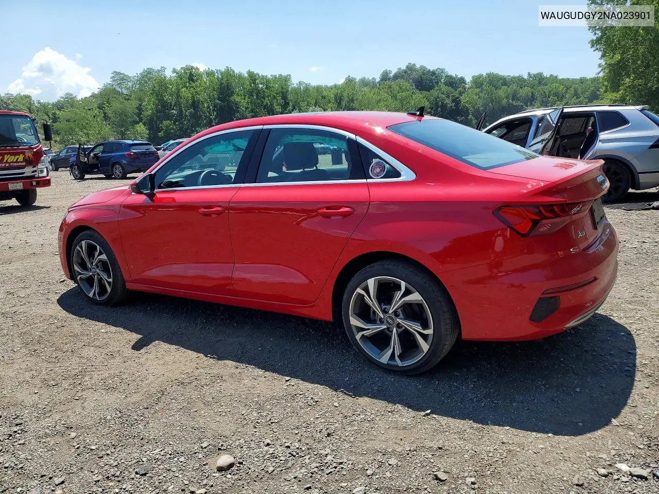 2022 Audi A3 Premium VIN: WAUGUDGY2NA023901 Lot: 59095966