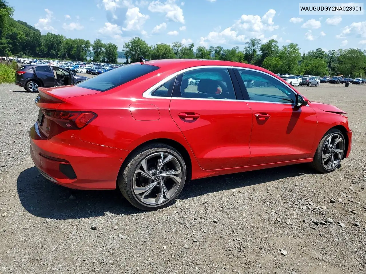 2022 Audi A3 Premium VIN: WAUGUDGY2NA023901 Lot: 59095966