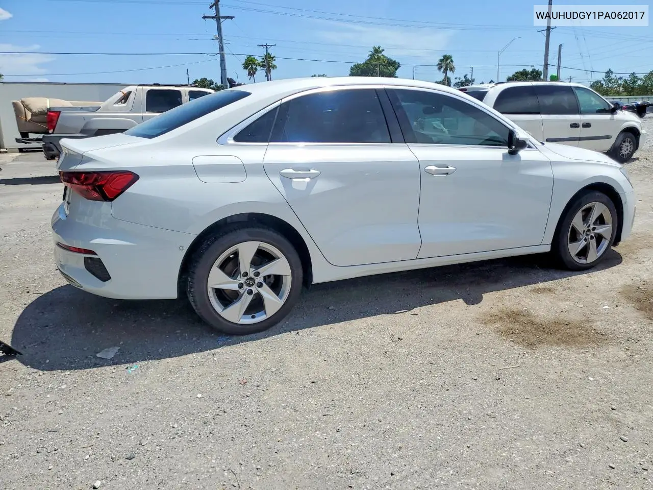 2023 Audi A3 Premium Plus VIN: WAUHUDGY1PA062017 Lot: 58713536
