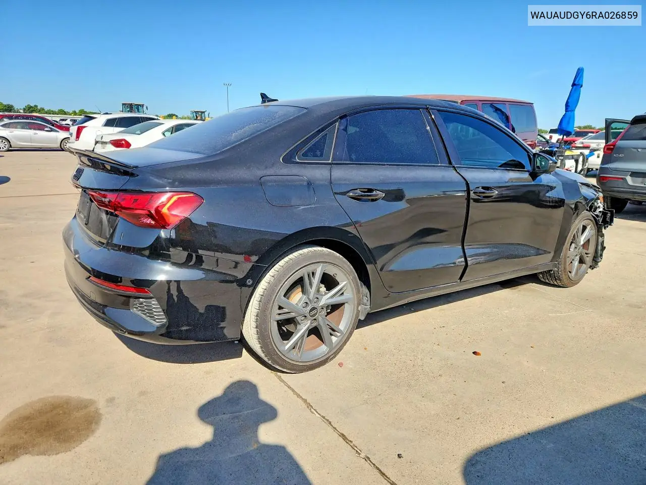 2024 Audi A3 Premium VIN: WAUAUDGY6RA026859 Lot: 59146286