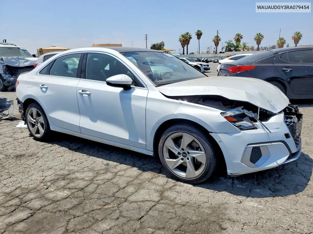 2024 Audi A3 Premium VIN: WAUAUDGY3RA079454 Lot: 59391286
