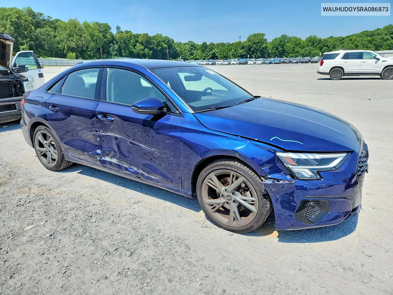 2024 Audi A3 Premium Plus VIN: WAUHUDGY5RA086873 Lot: 61303326
