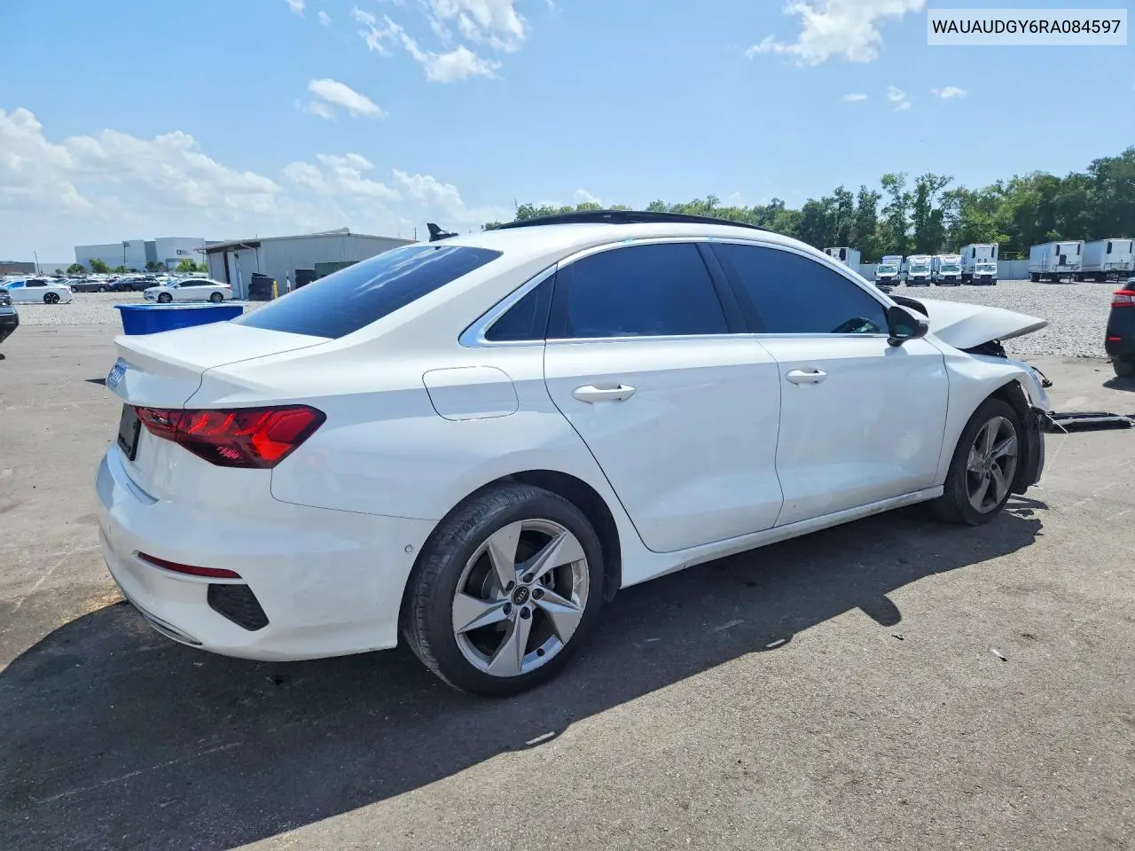 2024 Audi A3 Premium VIN: WAUAUDGY6RA084597 Lot: 61476816