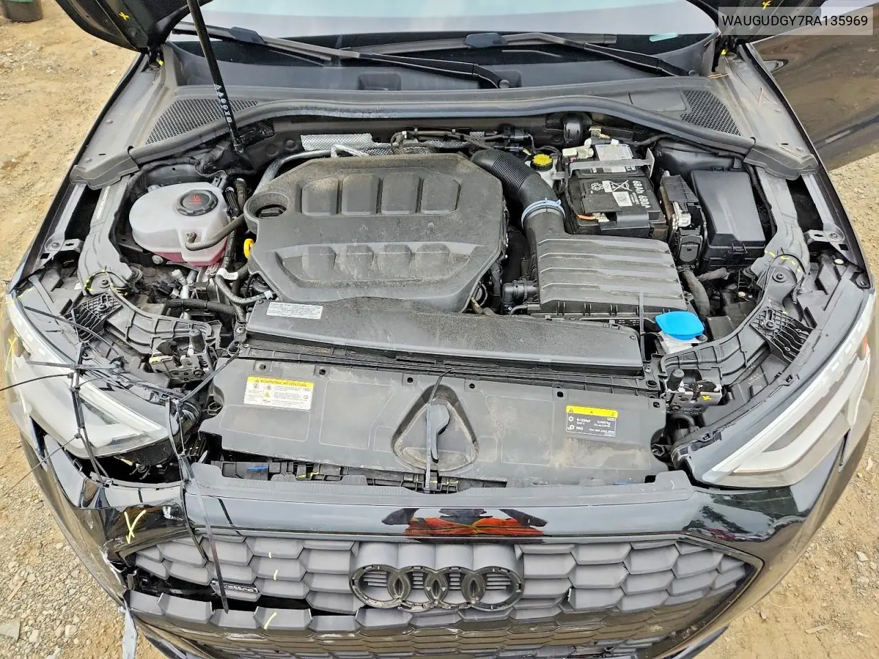 2024 Audi A3 Premium VIN: WAUGUDGY7RA135969 Lot: 61729446