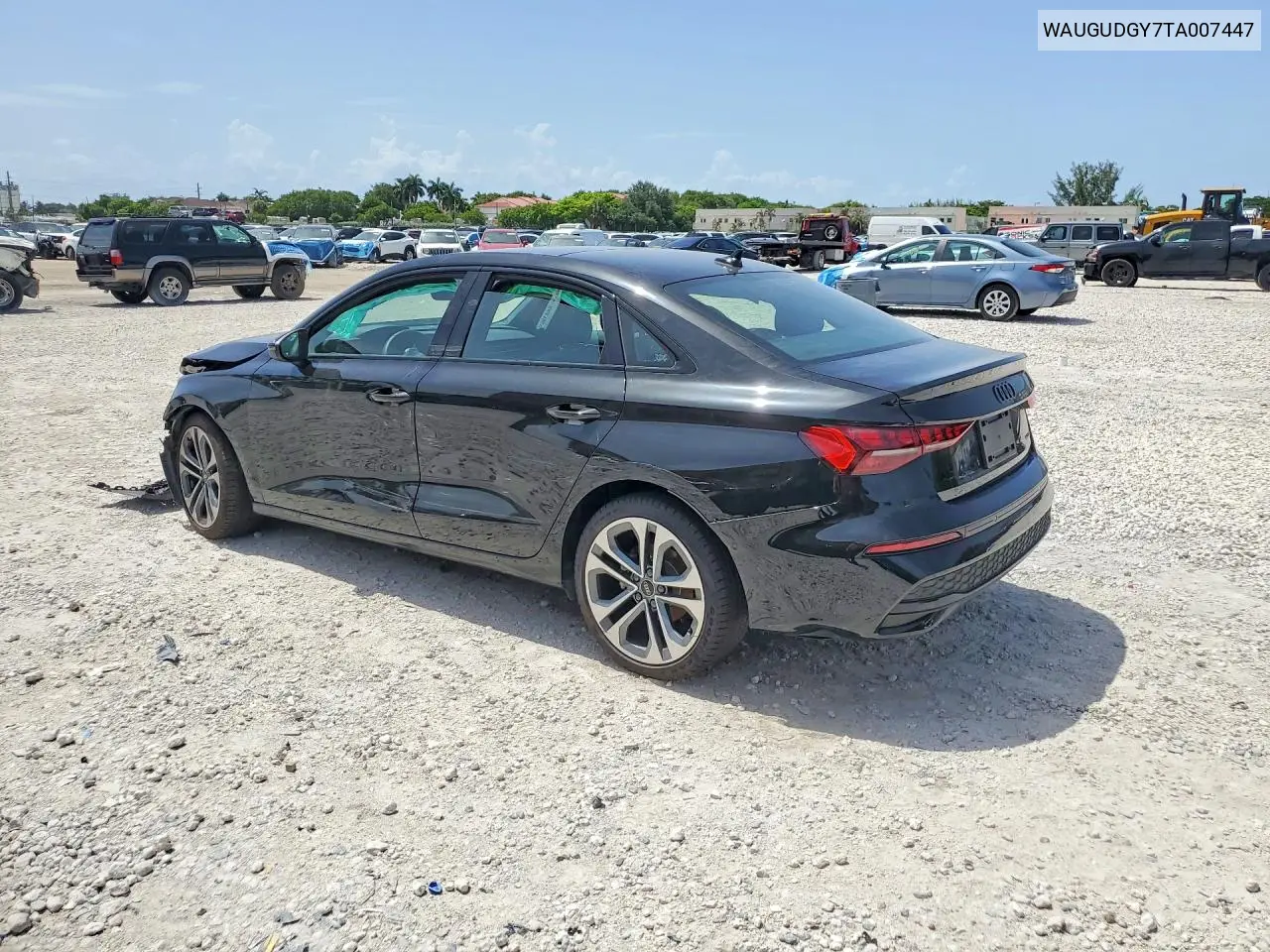 2026 Audi A3 Premium VIN: WAUGUDGY7TA007447 Lot: 60255766