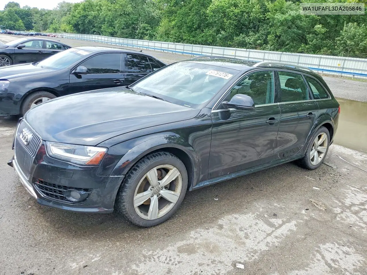 2013 Audi A4 Allroad Premium Plus VIN: WA1UFAFL3DA205846 Lot: 61761276