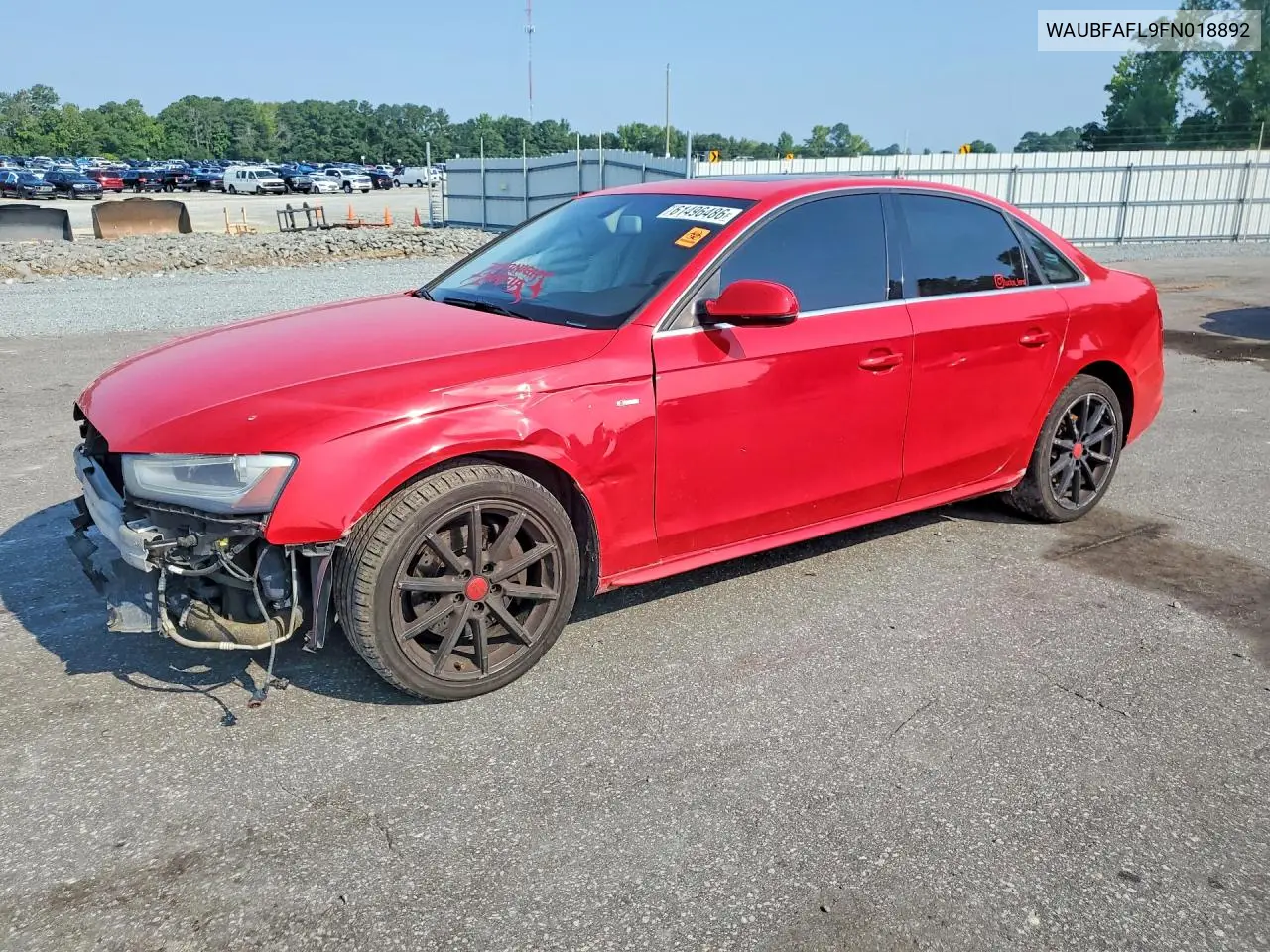 2015 Audi A4 Allroad VIN: WAUBFAFL9FN018892 Lot: 61496486